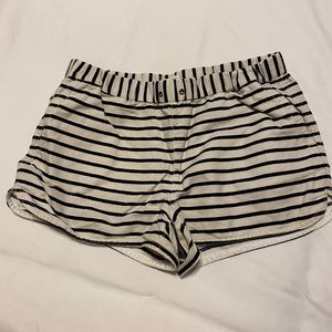 Jcrew factory striped linen short